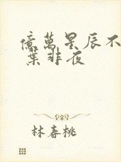 亿万星辰不及你 叶非夜