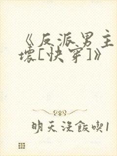 《反派男主你好坏[快穿]》
