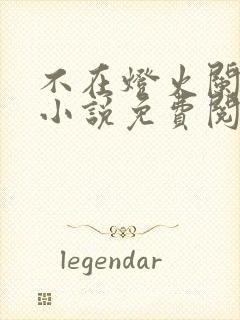 不在灯火阑珊处小说免费阅读