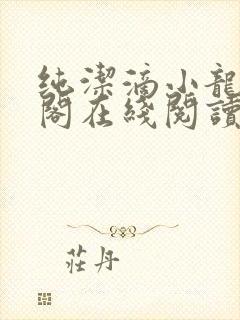 纯洁滴小龙笔趣阁在线阅读