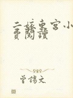 二嫁东宫小说免费阅读