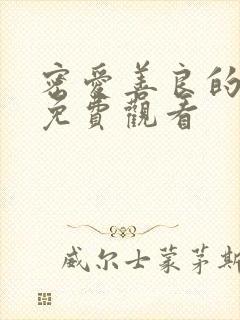 密爱善良的嫂子免费观看封面