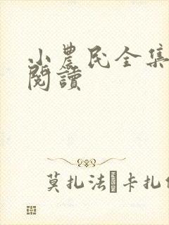 小农民全集免费阅读