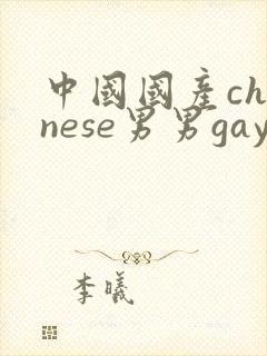 中国国产chinese男男gay gay网站