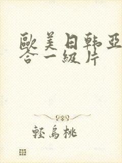 欧美日韩亚洲综合一级片封面