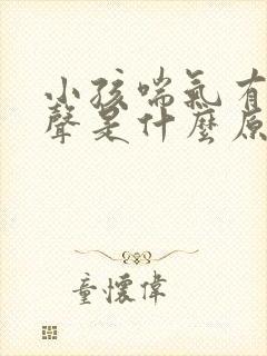 小孩喘气有呼噜声是什么原因