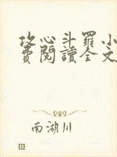 攻心斗罗小说免费阅读全文