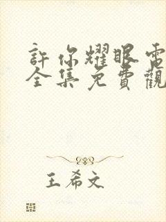 许你耀眼电视剧全集免费观看高清