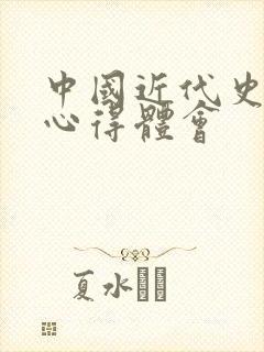 中国近代史研讨心得体会