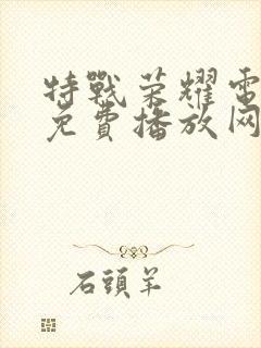 特战荣耀电视剧免费播放网站