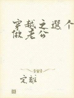 穿越之选个王爷做老公