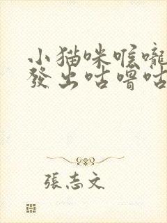 小猫咪喉咙一直发出咕噜咕噜的声音