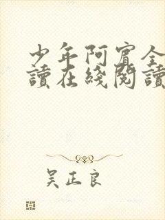 少年阿宾全文阅读在线阅读全文第一季