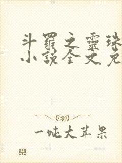 斗罗之灵珠神剑小说全文免费阅读无弹窗