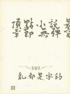 顶点小说 最新章节 无弹窗