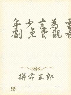 年少有为 电视剧 免费观看