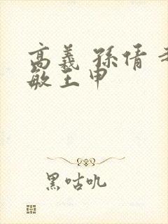 高义 孙倩 赵敏王申