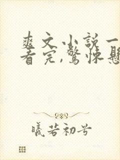 爽文小说一口气看完,惊悚悬疑恐怖