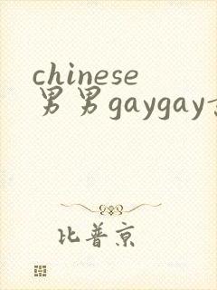 chinese男男gaygay黄色