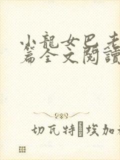 小龙女巴老孽缘篇全文阅读最新章节封面