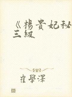 《杨贵妃秘史》三级封面