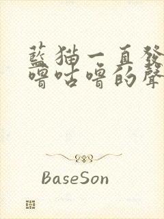 蓝猫一直发出咕噜咕噜的声音