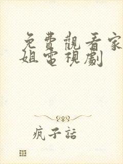 免费观看家有大姐电视剧封面