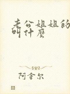 老公姐姐的丈夫叫什么封面