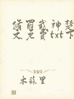 修罗武神楚枫全文免费txt下载封面
