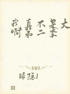 我真不是大反派啊第二季封面