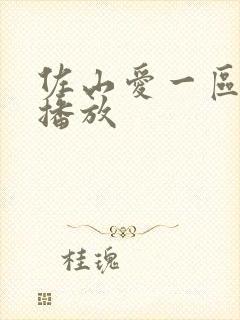 佐山爱一区二区播放