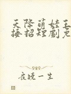 天降萌娃王爷请接招短剧免费观看全集封面