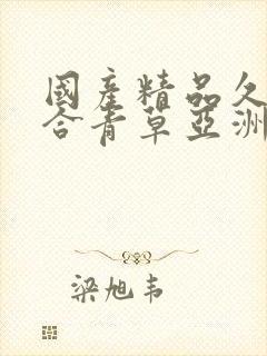 国产精品久久综合青草亚洲av封面