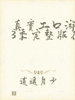 真实工口游戏第3季完整版在线观看封面