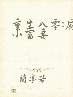 重生八零:麻辣小富妻