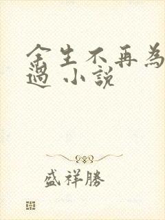 余生不再为你难过 小说