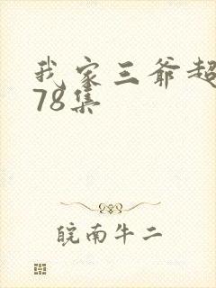 我家三爷超宠的78集