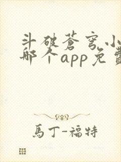 斗破苍穹小说在哪个app免费听书封面