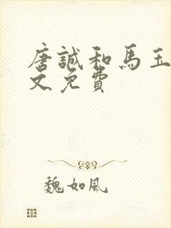 唐诚和马玉婷全文免费