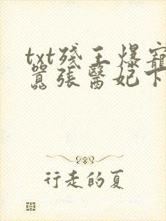 txt残王爆宠嚣张医妃下载