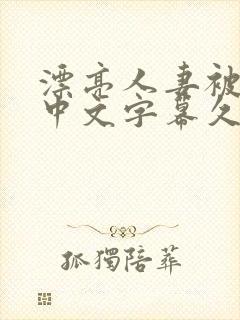 漂亮人妻被中出中文字幕久久