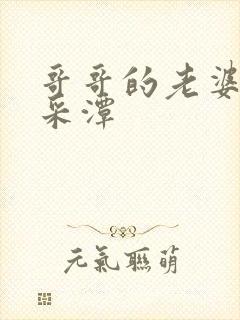 哥哥的老婆2李采潭