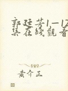 郭廷芳1—12集在线观看