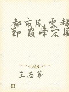 都市风云超前章节 巅峰宏图