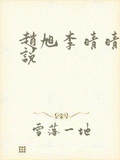 赵旭李晴晴的小说