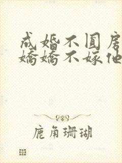 成婚不圆房重生娇娇不嫁他急了免费