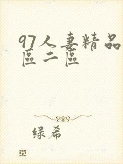 97人妻精品一区二区