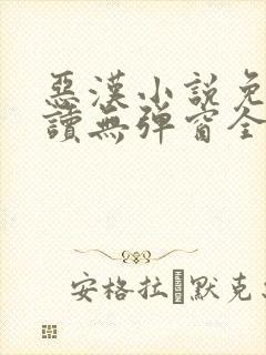 恶汉小说免费阅读无弹窗全文