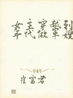 女主穿越到70年代做军嫂的小说