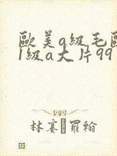 欧美a级毛欧美1级a大片99封面